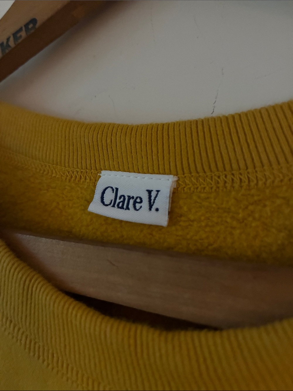 Clare V. + Every Mother Counts “I Love You Mother” Sweatshirt yellow size S - Picture 5 of 11